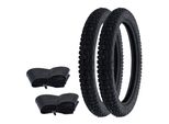 2 Pneumatici Enduro Motocross Heidenau K46 2.75-17 (2 3/4 X 17) 47M Tt + Camera D'aria