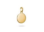 Charm-EinhäNger Thomas Sabo "Charm Coin - Connect", Gold (Gelbgoldfarben), Charms, Damen, Silber 925 (Recycelt)