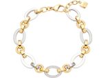 Armband Leonardo "Lena", Gold (Gelbgoldfarben, Kristallweiß, Kristallweiß), ArmbäNder, Damen, 21Cm, Edelstahl, Armband, Mit Zirkonia (Synth.)