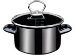 Bratentopf Gsw "Profi-Black-Star", Schwarz, H:8Cm Ø:16Cm, TöPfe, Bratentopf, Induktion