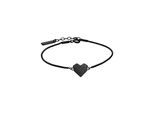 Armband Liebeskind Berlin "Schmuck Geschenk Edelstahl Armkette Herz", Schwarz, ArmbäNder, Damen, 20Cm, Edelstahl, Armband