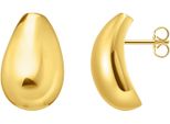 Paar Ohrstecker Thomas Sabo "Schmuck Silber 925 Ohrringe Teardrop-Form", Gold (Gelbgoldfarben), Ohrringe, Damen, Silber 925 (Recycelt)