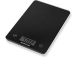 Inventum WS305B - Bilancia Da Cucina Digitale - Da 1 G A 5 Kg - Funzione Tara - Superficie In Vetro - Batteria Inclusa - Vetro Nero