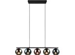 Sheldon 5Xe14 10W Rl Lampada A Sospensione A Sfera In Vetro Colorato