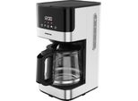 Inventum Caffettiera Filtro Caffè 1,5L 12 Tazze Acciaio Inox Nero Timer