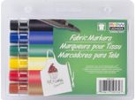 Marvy Uchida Pennello Per Tessuti Set Di Pennarelli Per Tessuti Primari A 6 Colori