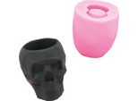Stampo In Silicone Jesmonite Teschio Geometrico 10X7X7,5 Cm Decorazione
