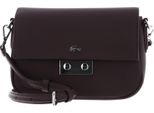 Lacoste Borsa A Tracolla Flap Crossover Bag Fudge Viola Scuro