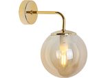 Applique Siena Gold 1 Luce Vetro Miele E14