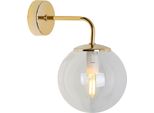 Applique Siena Gold 1 Luce Vetro Beige E14