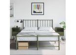 Vidaxl Comodini 2 Pz. Verde Oliva 36X39X60,5 Cm Acciaio
