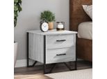 Vidaxl Comodino Grigio Sonoma 40X41X40 Cm Materiale A Base Di Legno