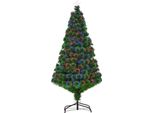 Albero Di Natale Artificiale 150 Cm, Abete Artificiale Con Illuminazione A Led, Albero Di Natale A 180 Punte, Decorazione Natalizia Con Supporto In Metallo Per Interni,