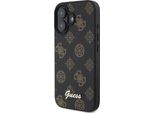 Guess Guhmp16Spgpysk Custodia Rigida Iphone 16 6.1 Czarny/Nero Peony Script Magsafe