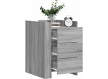 Vidaxl Comodino Grigio Sonoma 45X50X65 Cm Materiale A Base Di Legno