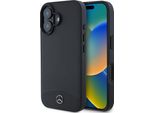 Mercedes Mehmp16S23Rbark Iphone16 6.1 Czarny/Nero Custodia Rigida In Pelle Strutturata E Liscia Magsafe