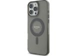 Guess Guhmp16Xpftdtek Iphone 16 Pro Max 6.9 Czarny/Nero Custodia Rigida Iml Strass Magsafe