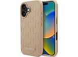 Karl Lagerfeld Klhmp16Spkhporpe Iphone16 6.1 BeżOwy/Beige Custodia Rigida Con Timbro A Caldo Magsafe