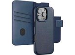 Custodia Per Iphone 16 Pro Max - Vera Pelle - Accezz Flip Cover/2 In 1 Case - Blu Scuro