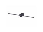 Lampada Da Parete A Striscia Led Nera Camara Led 6W Zuma Line