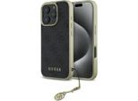 Guess Guhcp16Xgf4Ggr Iphone 16 Pro Max 6.9 Czarny/Nero Custodia Rigida 4G Collezione Charms