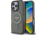 Guess Guhmp16Xhfgerek Iphone 16 Pro Max 6.9 Czarny/Nero Custodia Rigida Iml Glitter Circle Magsafe