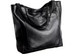 Inf Elegante Borsa Tote Inpoliuretanoda Donna - Borsa A Spalla Vintage Di Grande Capacità Nero