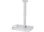 Supporto Universale Per Proiettore, Montaggio A Parete, Altezza Regolabile, Capacità Di Carico 14 Kg, Bianco