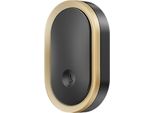 Avizar, Set Di Campanelli Senza Fili IP44, Portata 300 M Con 36 Melodie E Ricevitore, Nero/Oro
