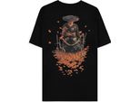 Ghost Of Yotei T-Shirt Uomo Atsu Nero Fan-Merch, Gaming 100% Cotone S