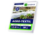 Kadax Vello Invernale 1,1 X 5 M, 30 G/M², Vello Antigelo Per Piante, Vello Da Giardino Per La Protezione Delle Piante Dal Gelo E Dal Vento, Vello Per Piante, Protezione Invernale
