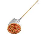 Relaxdays Buccia Per Pizza Forata Con Manico In Legno