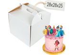Brand4Cake Scatola Per Torte 28X28X25 Cm Bianco Opaco