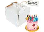 Scatola Per Dolci Di Alta Qualità 30×30×35 Cm Bianca - Brand4Cake