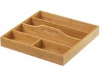 Howhomely | Organizzatore - Vassoio In Bambù Con Manico - 31 X 31 X 6,5 Cm - Contenitore