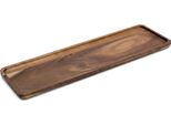 2.03 Vassoio In Legno Di Acacia - Circa 60 X 15 Cm - Grande Vassoio Decorativo In Legno Massiccio