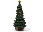 2.06 Albero Di Natale Decorato Da Montare - Circa 25 Cm - Decorazione Natalizia