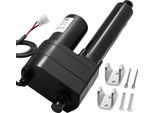 Attuatore Lineare Vevor 12 V, Attuatore Lineare 200 Mm, Motore Lineare 9000 N, IP65, 5 Mm/S, Attuatori A Tecnologia Lineare Con Staffe Di Montaggio Per Contenitori Di Macchine Industriali, Sistemi Di Sollevamento Per Carichi Pesanti