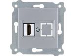 Presa Hdmi Con Spina Argento 269/10E Exen