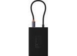 Hub Usb-C 8W1 Baseus Pioneerjoy Hdmi 4K@60Hz + Hdmi 4K@30Hz + Displayport 8K@30Hz + Vga + 2 X Usb-A 3.0 + 2 X Usb-C - Szary
