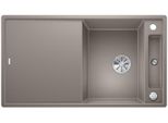 Blanco Axia Iii 5 S, Silgranit® Puradur®, Tartufo, Reversibile, Incluso Tagliere In Vetro