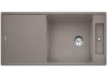 Blanco Axia Iii Xl 6 S, Silgranit® Puradur®, Tartufo, Reversibile, Con Scarico A Distanza, Incluso Tagliere In Legno