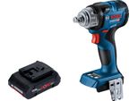 Bosch Gds 18V-330 Hc Avvitatore A Impulsi Professionale A Batteria 18 V 330 Nm 1/2" Brushless + 1X Batteria Ricaricabile Procore 4,0 Ah - Senza Caricabatterie"