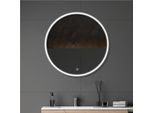 Specchio Rotondo Led D60/70/80Cm Con Cornice Retroilluminata Oraya