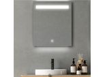 Specchio Rettangolare Led L60/80Cm Con Dimmer Nova Lux