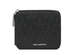 Karl Lagerfeld Portemonnaies - K/Loom Portemonnaie mit Reißverschluss - Gr. unisize - in Schwarz - für Damen