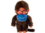Monchhichi Classic Boy Blu, 20 Cm Circa