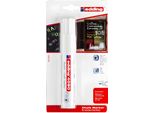 Edding 4090 Pennarello A Gesso Bianco (Confezione Blister Da 1)