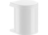 Cestino Hailo 3515001 Girevole Mono 15 Litri Bianco