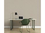 Vliestapete A.S. Création "Casual Living Einfarbige Tapete Unitapete Mit Struktur Landhaus", Grau (Grau,Beige), B:0,53M H:0,02M L:10,05M, Vlies, Tapeten, Vliestapete Uni FüR Schlafzimmer KüChe Wohnzimmer Uni Design Modern